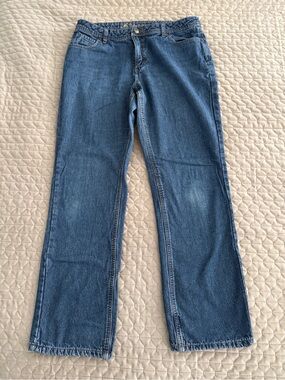 Natural Reflections Women's Mid-Rise Straight-Leg Jeans Size 10